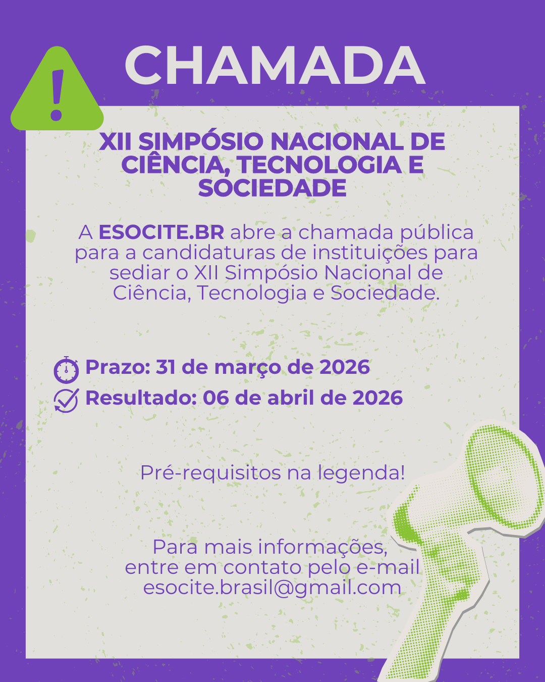 Chamada XII Simposio